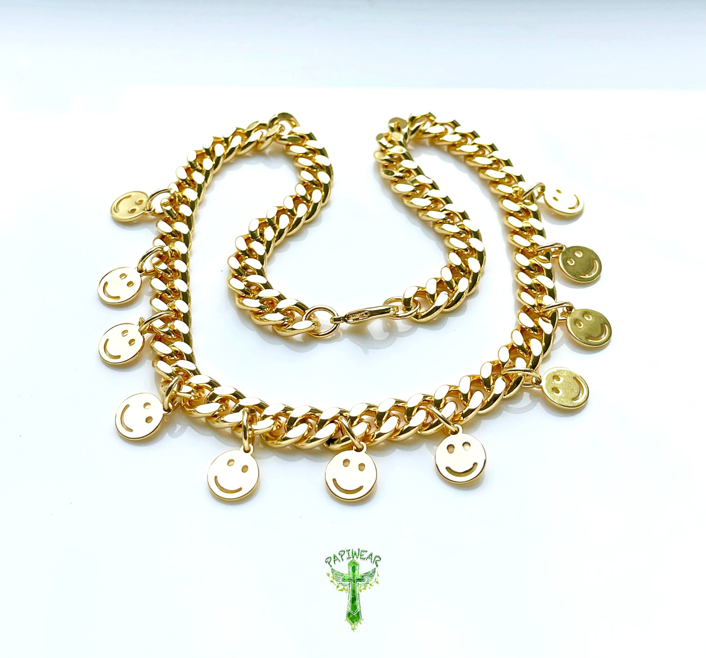 HappyAF Choker - 18K Gold Plated