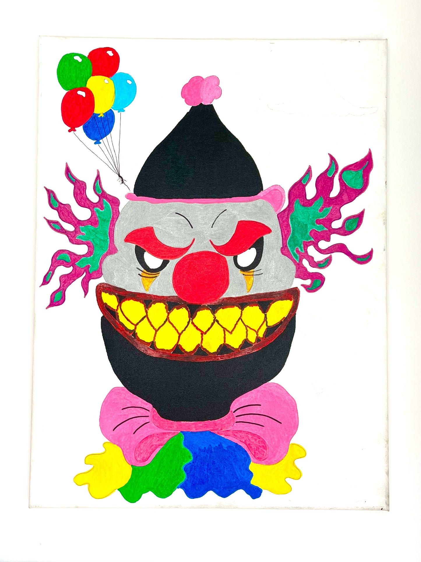 Killer Clown Painting 16x24